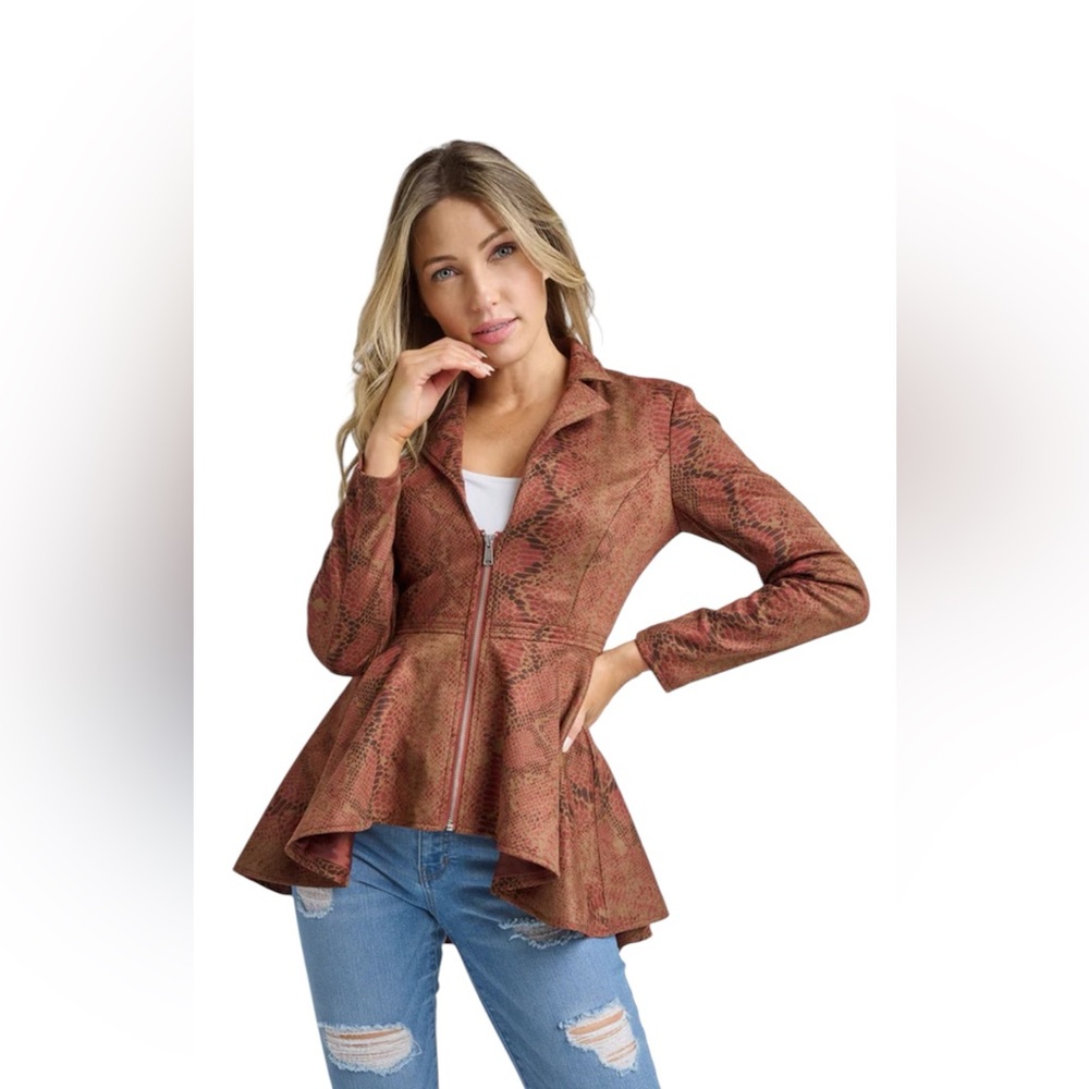 Women's Snake Print Jacket